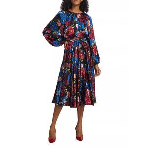 Elie Tahari Floral-Print A-Line Midi Dress Size 6 - New With Tags